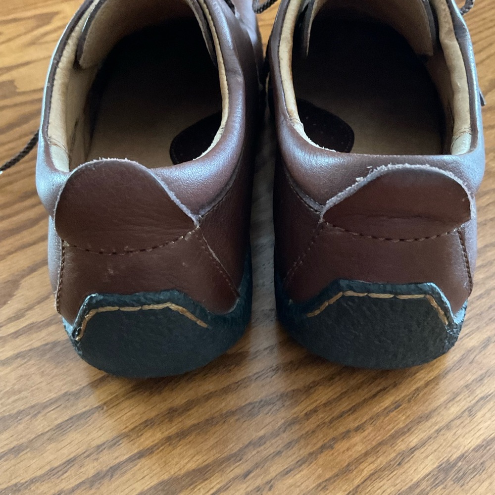 Born Sahara Leather, Split Toe, Lace Up Oxford Shoes, Sz 7.5 - Picture 5 of 10